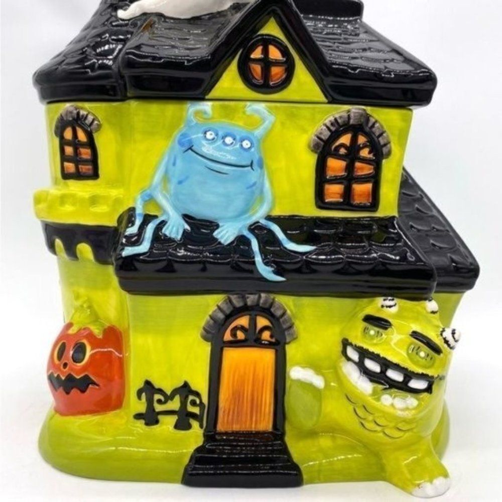 Target Halloween 2009 Ceramic Haunted House Cookie Jar - Picture 9 of 14